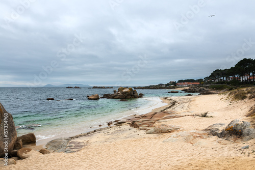 Lonely beach in the Rias Baixas, Galicia