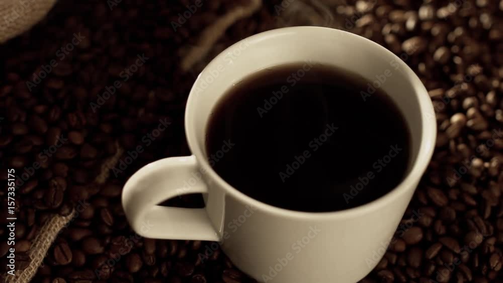 Espresso in slow motion Espresso in slow motion