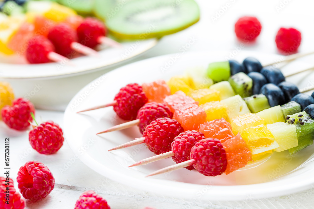 Mixed fruits and berries