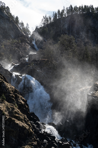 The L  tefossen Waterfall