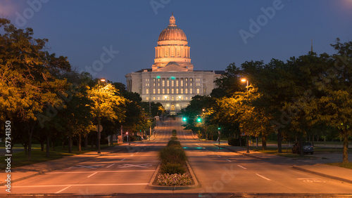 Street View Jefferson City Missouri State Capital Building photo