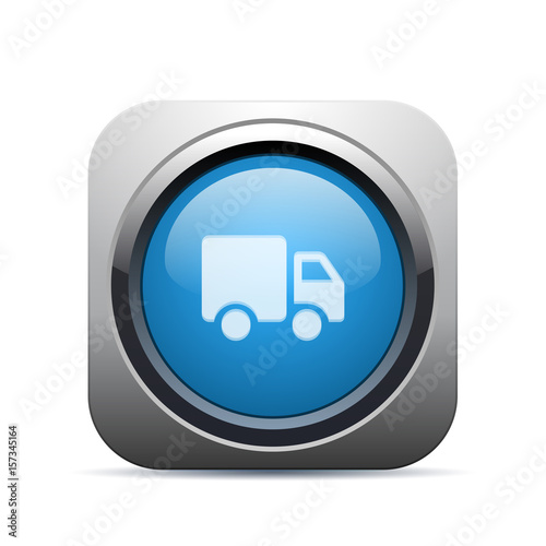 Square Push-Button - Vector