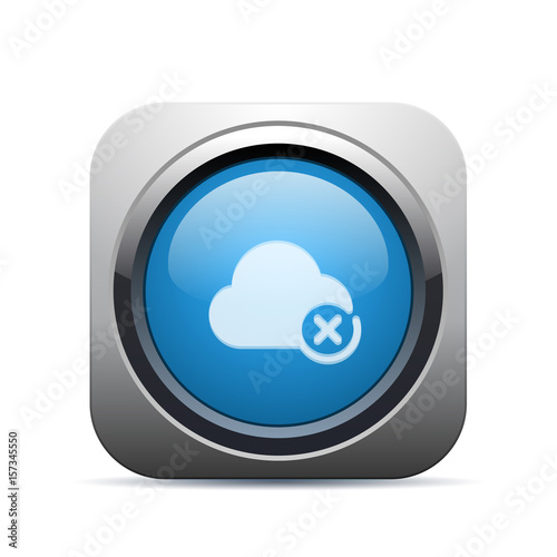 Square Push-Button - Vector