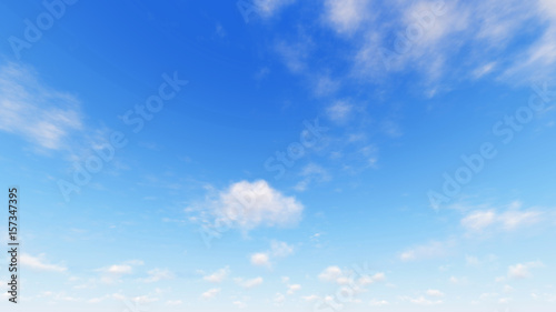 Cloudy blue sky abstract background, 3d illustration