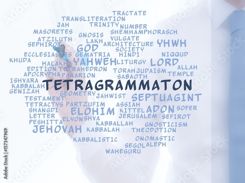 Obraz na plátně Tetragrammaton