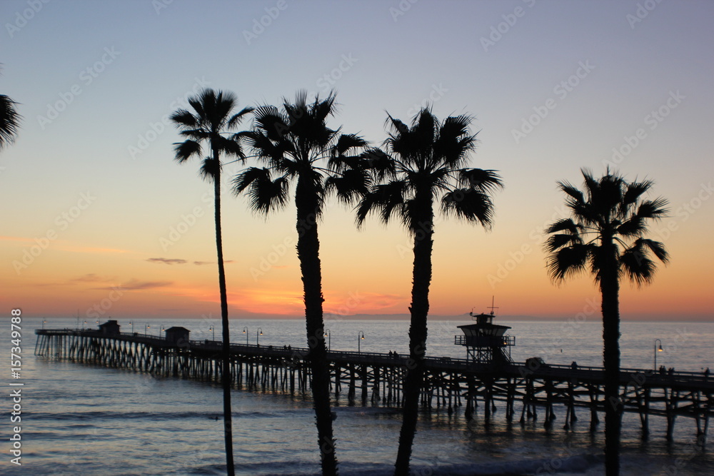 San Clemente Pier Sunset