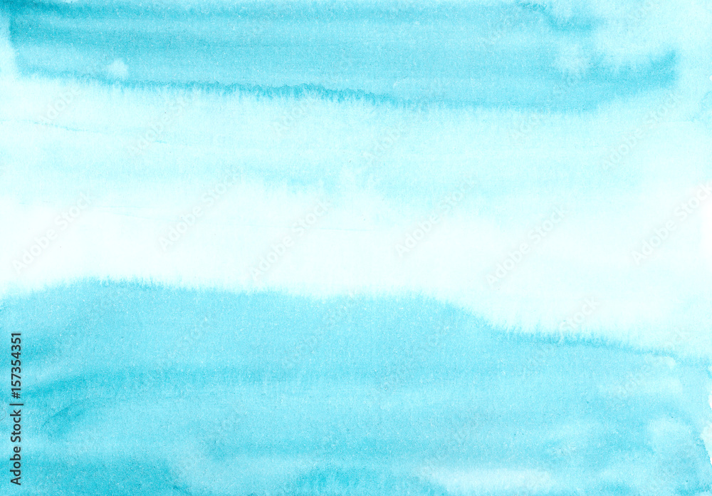 Watercolor background with blue. Abstract art hand paint on paper texture. Watercolor background with blue. Abstract art hand paint on paper texture.