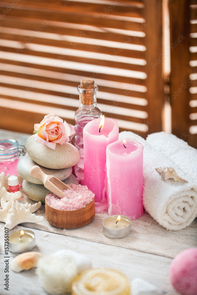 Beautiful composition of spa treatment Beautiful composition of spa treatment