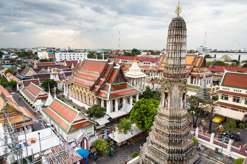 Wat Arun in Bangkok city