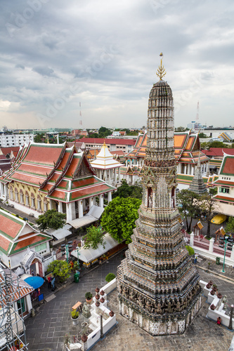 Wat Arun in Bangkok city