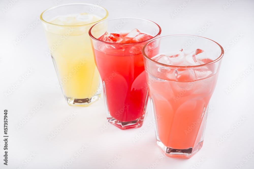 Different lemonade drinks Different lemonade drinks