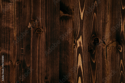 Warm brown vintage wood texture. Top view, wooden board.