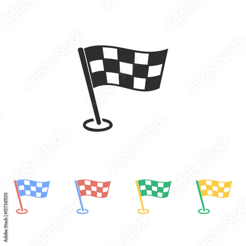 Flag - vector icon.