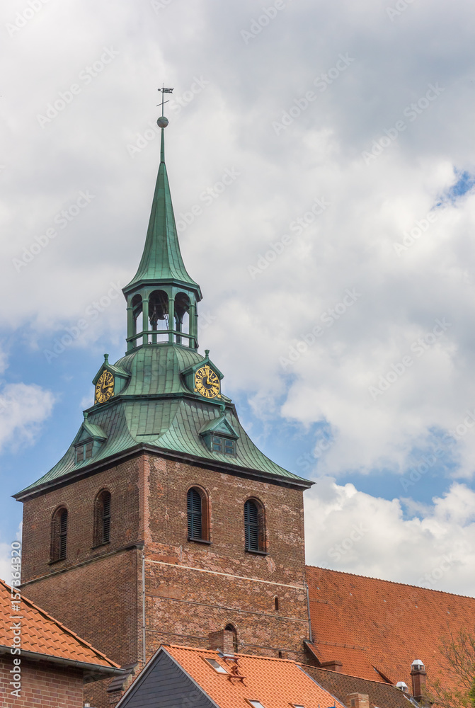 Tower of the Michaelis church of Luneburg Tower of the Michaelis church of Luneburg
