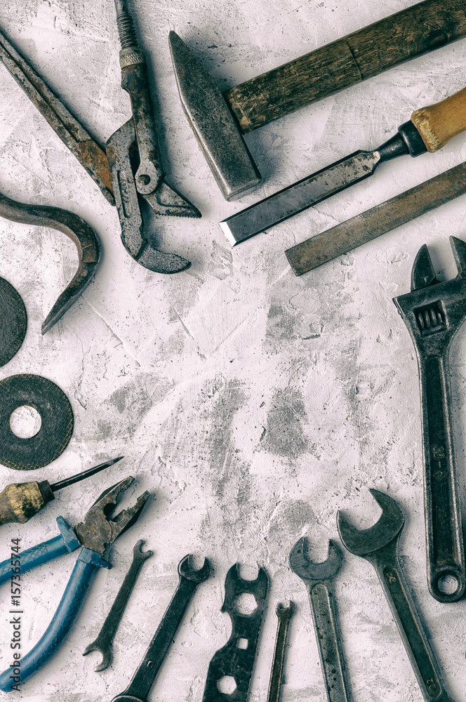 Old store plumbing tools