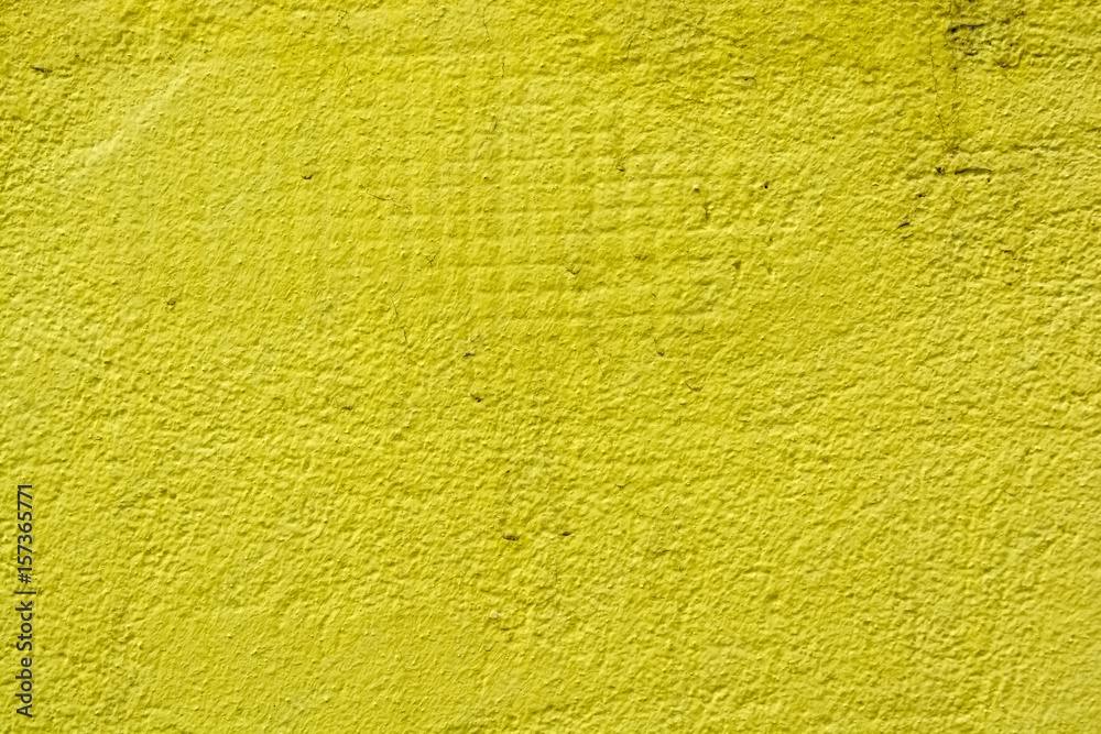 Bright yellow plaster background Bright yellow plaster background
