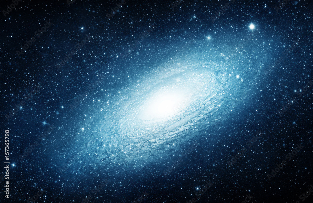 Naklejka Galaxy. Elements of this image furnished by NASA.