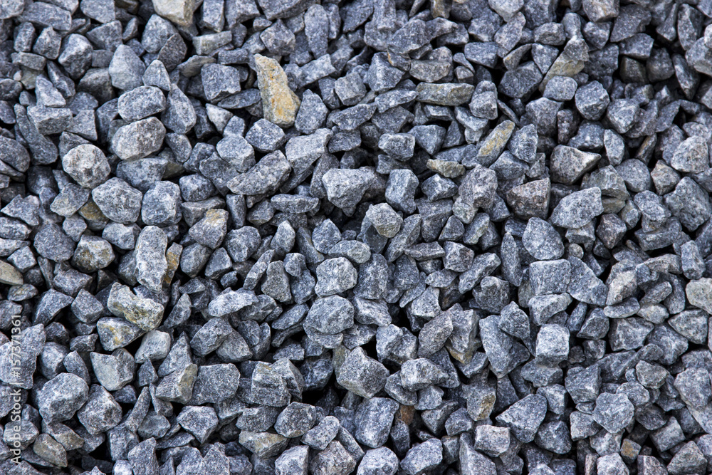 Crushed Grey Stone, Texture Background Crushed Grey Stone, Texture Background
