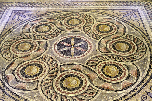 Ancient Mosaic Tiles Background