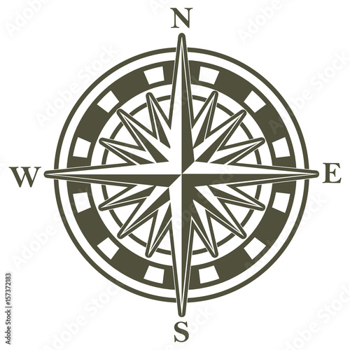 Drawing of a compass