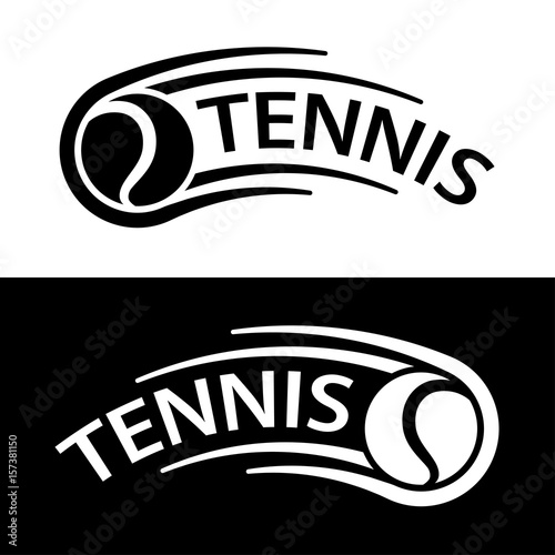 tennis ball motion line symbol vector
