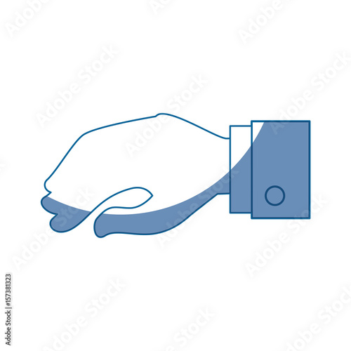 hand shake gesture vector icon illustration graphic design