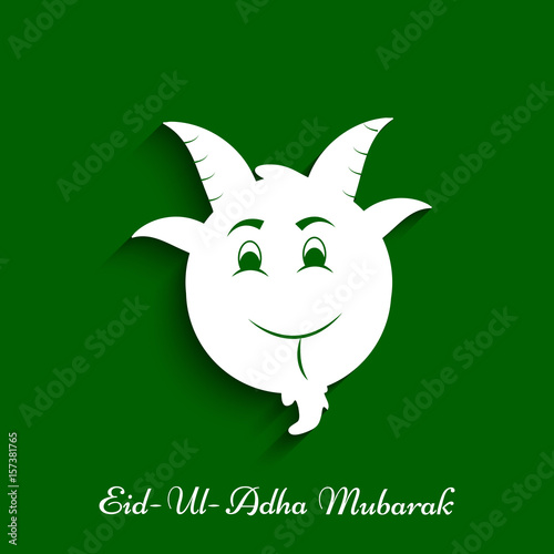 Illustration of goat for eid