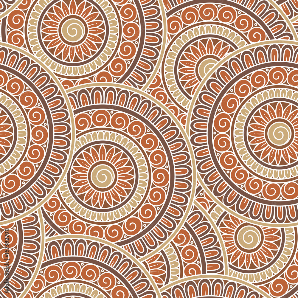 Abstract vector tribal ethnic   seamless pattern