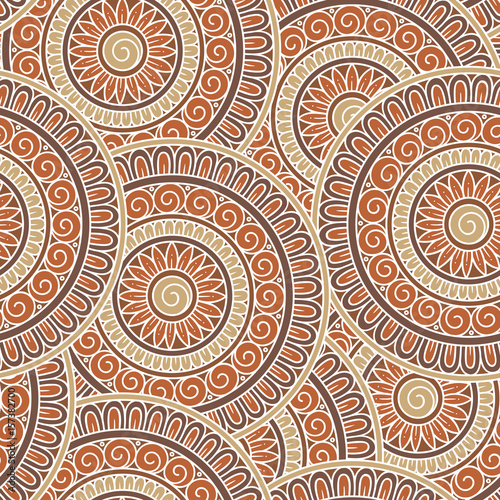Abstract vector tribal ethnic   seamless pattern