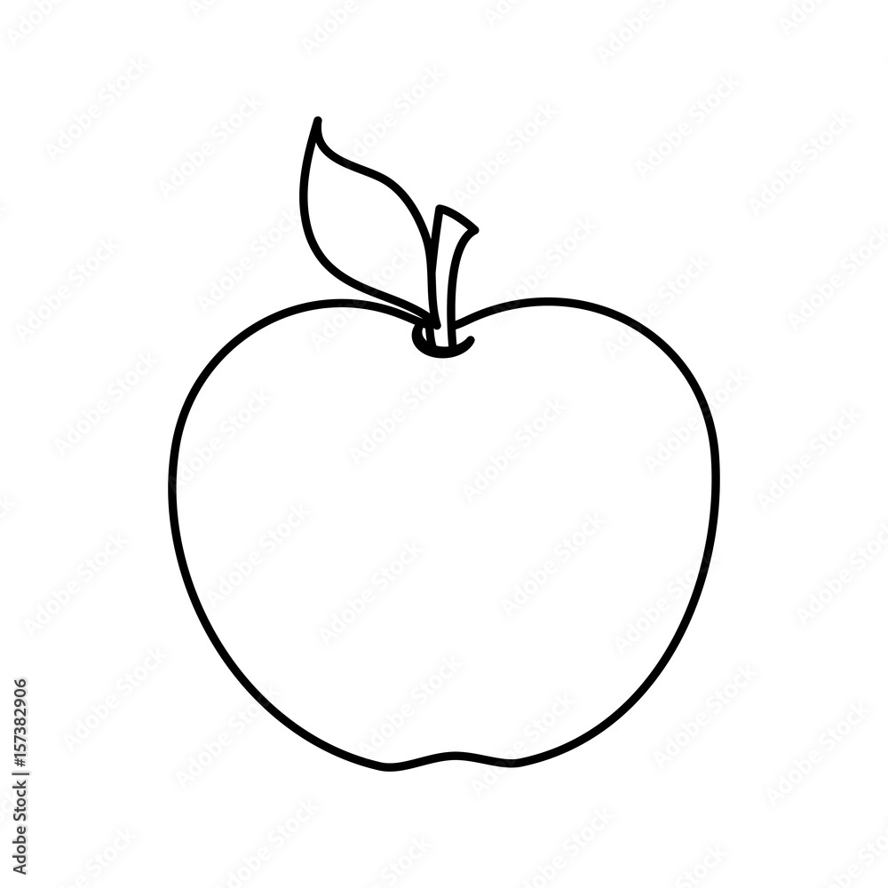 apple fruit icon over white background. vector illustration apple fruit icon over white background. vector illustration
