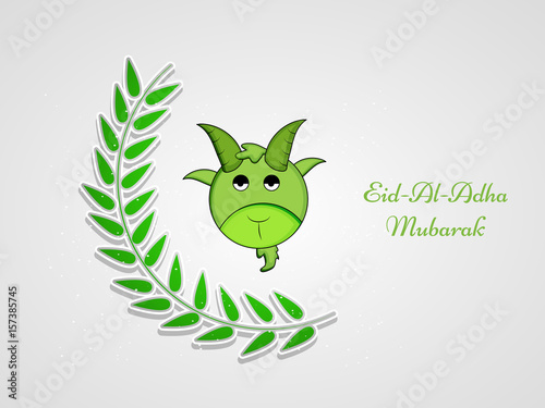 Illustration of goat for eid
