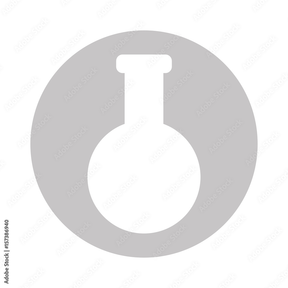 Chemistry flask glass icon vector illustration graphic design Chemistry flask glass icon vector illustration graphic design