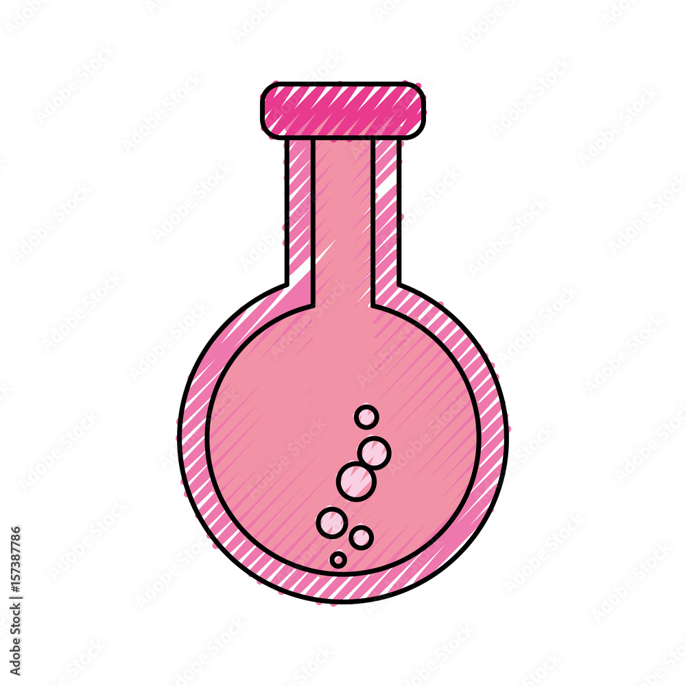 Chemistry flask glass icon vector illustration graphic design Chemistry flask glass icon vector illustration graphic design