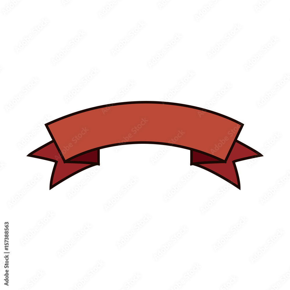 red ribbon banner decoration blank icon vector illustration red ribbon banner decoration blank icon vector illustration
