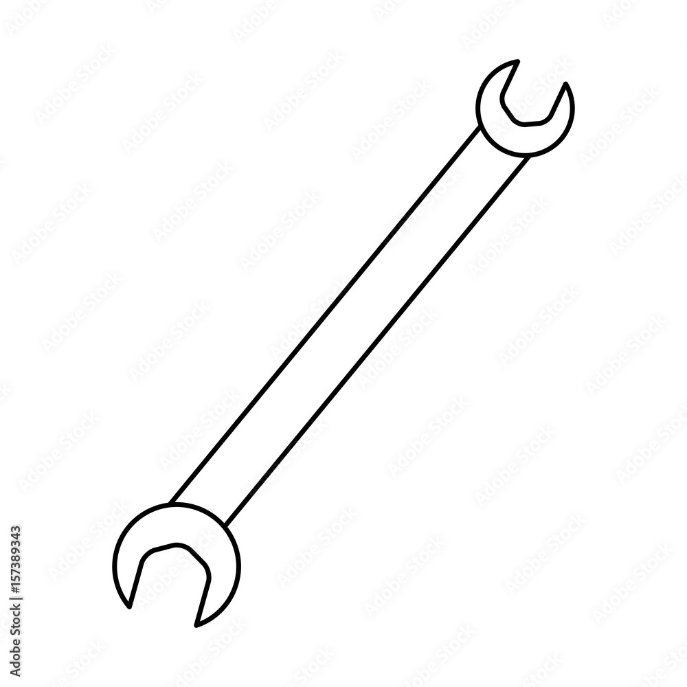 Wrench tool isolated icon vector illustration graphic design Wrench tool isolated icon vector illustration graphic design