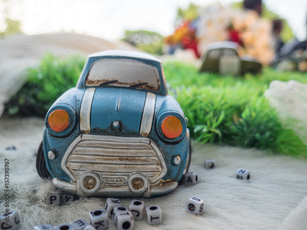 Naklejka premium Mini car