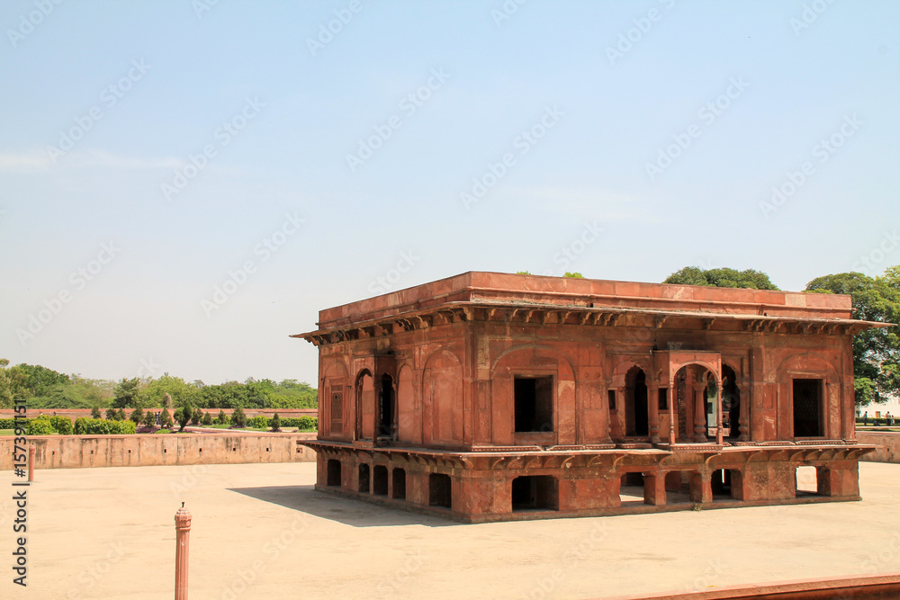 View inside the Red Fort, Delhi, India