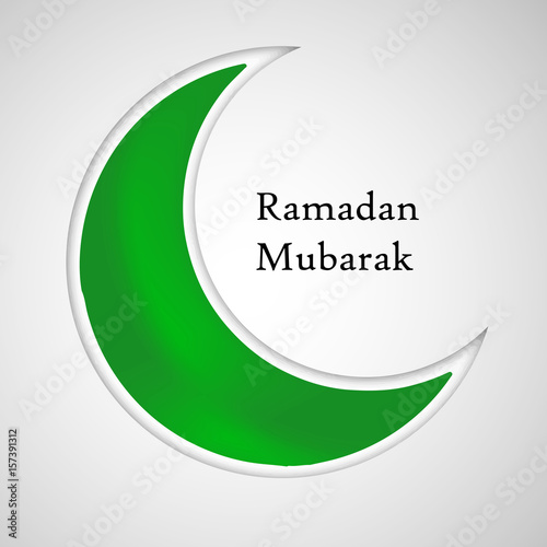 Illustration of moon for eid