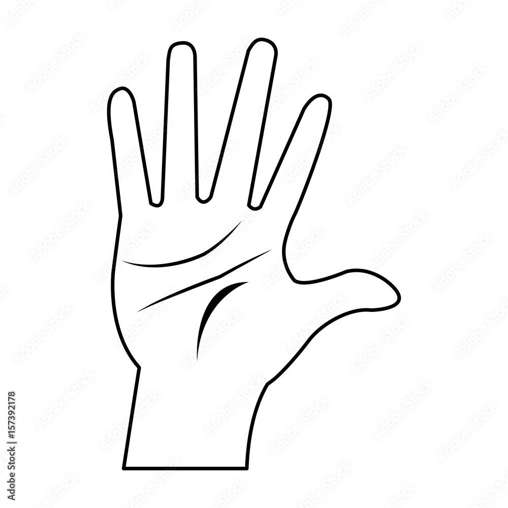 male palm hand gesture adult image vector illustration male palm hand gesture adult image vector illustration