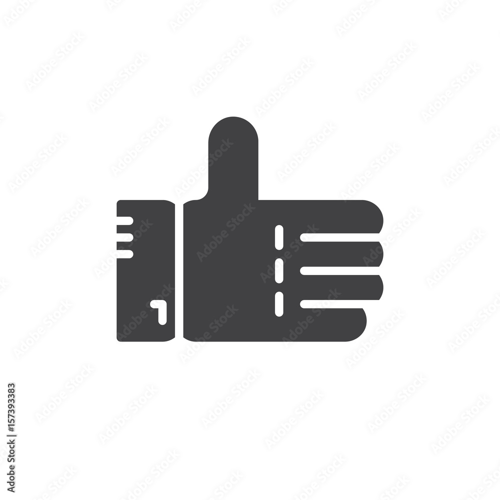 Thumbs up icon vector, filled flat sign, solid pictogram isolated on white. Symbol, logo illustration. Pixel perfect Thumbs up icon vector, filled flat sign, solid pictogram isolated on white. Symbol, logo illustration. Pixel perfect