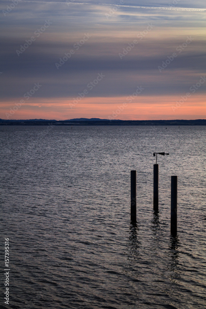 Obraz premium Sunset pylons