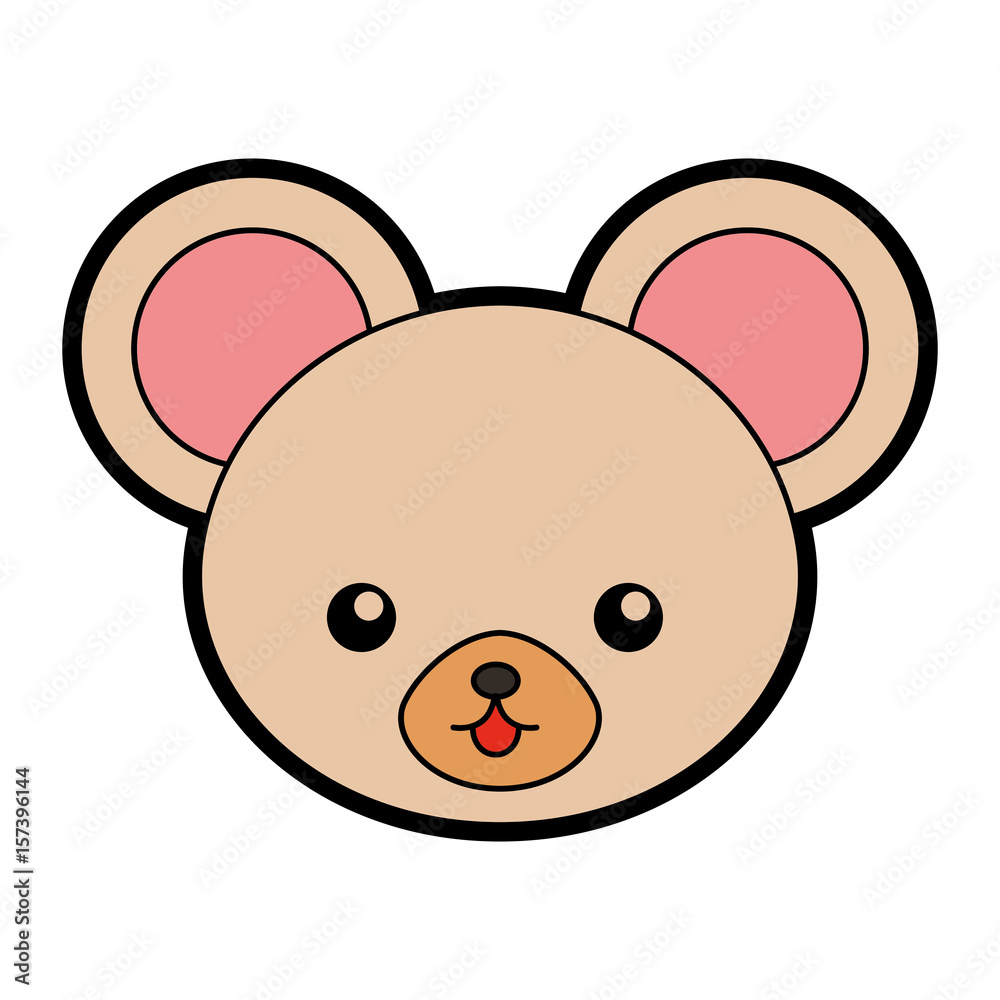 cute mouse face cartoon vector graphic design cute mouse face cartoon vector graphic design