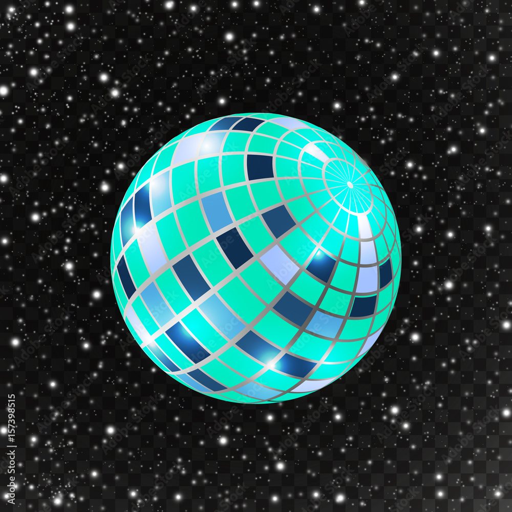 Disco ball. Vector illustration