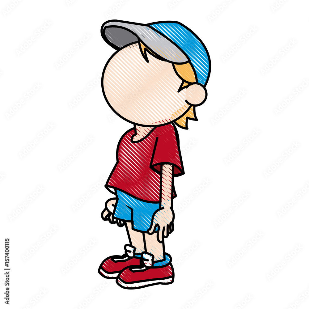 kid boy little childhood male image vector illustration kid boy little childhood male image vector illustration
