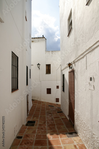 Fototapeta Naklejka Na Ścianę i Meble -  calles del municipio de Istán en la comarca de la sierra de las nieves, provincia de Málaga, Andalucía