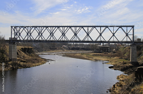 railway bridge on Russian-Estonian border © babble