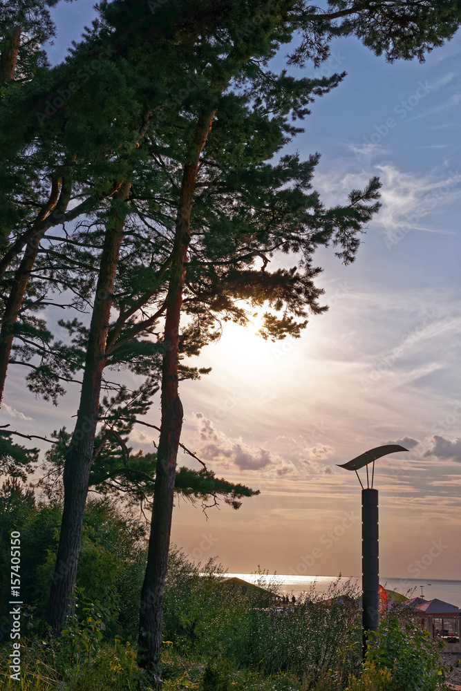 Obraz premium Sunset in Jurmala