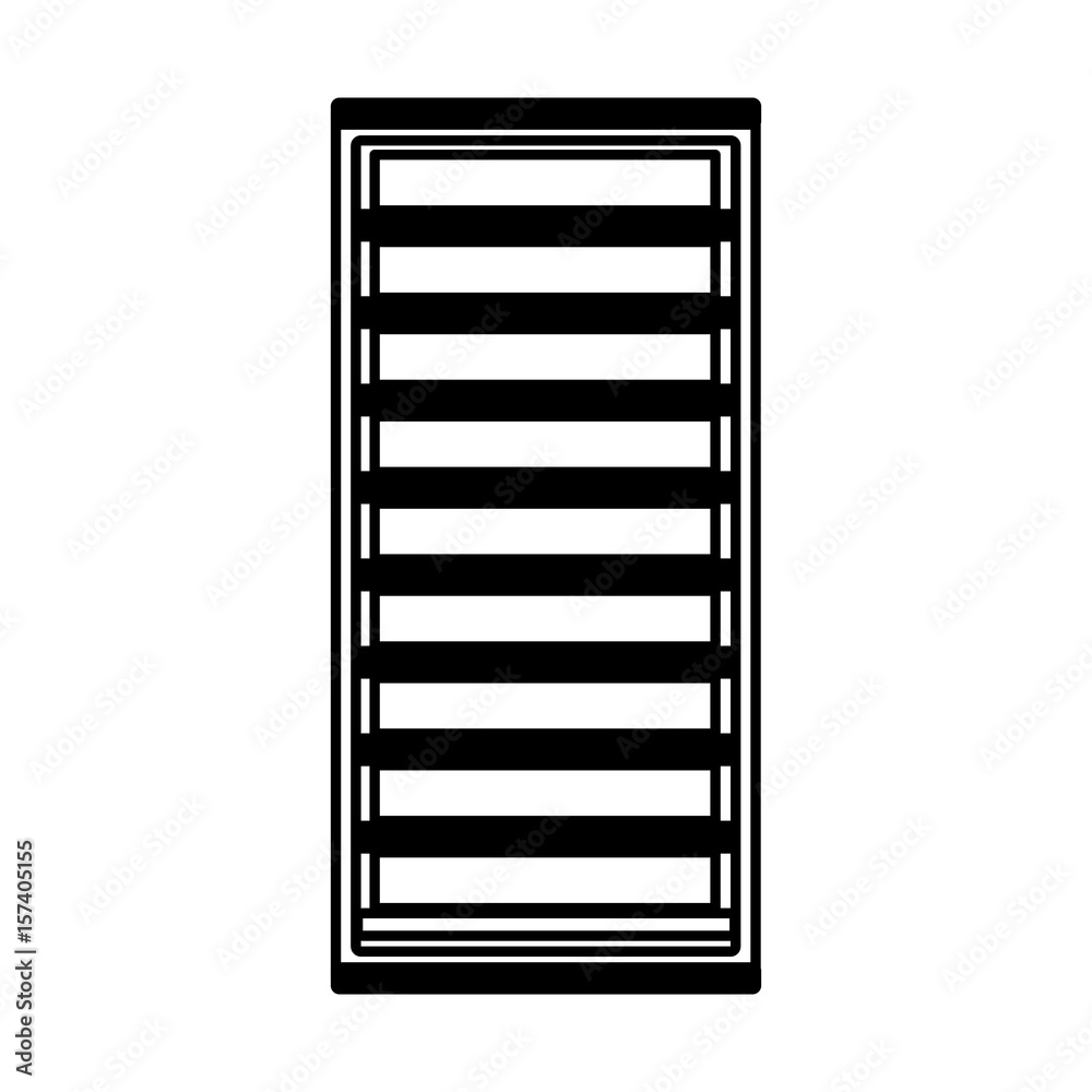 line icon black server cartoon vector graphic design line icon black server cartoon vector graphic design