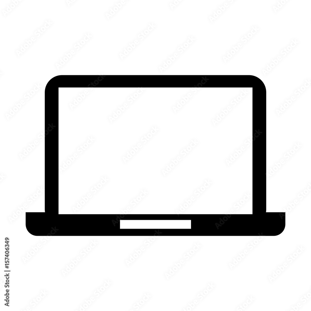 black icon laptop cartoon vector graphic design black icon laptop cartoon vector graphic design