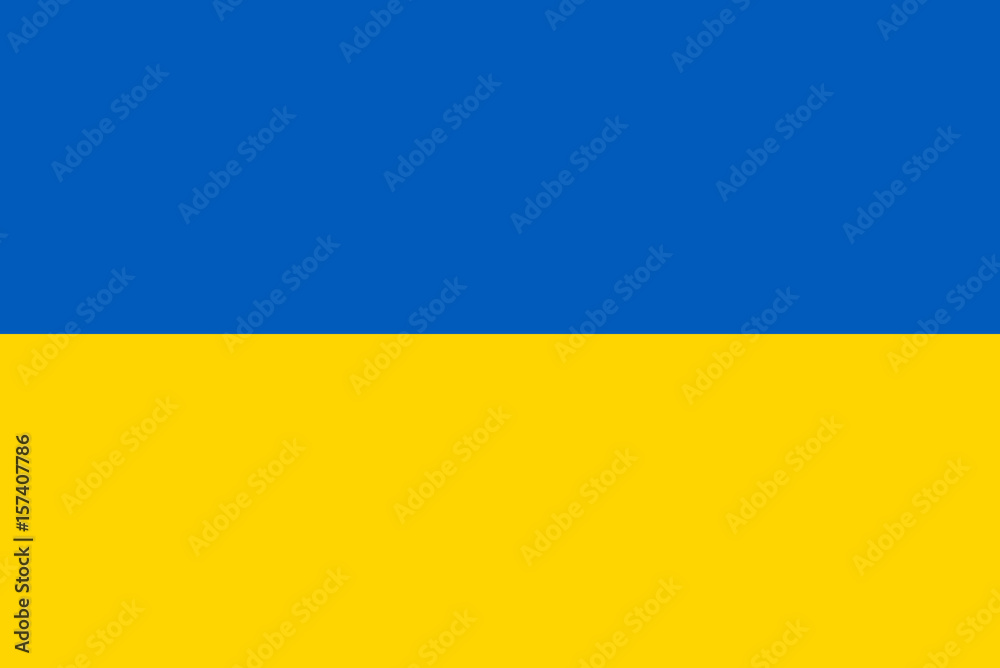 The national flag of Ukraine is the official state symbol of Ukraine, as well as one of the national symbols of Ukrainians.Flat vector illustration. The national flag of Ukraine is the official state symbol of Ukraine, as well as one of the national symbols of Ukrainians.Flat vector illustration.